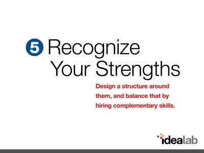 Lesson #5: Recognize Your Strengths