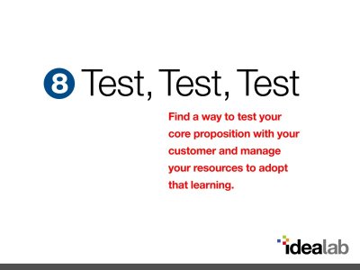 Lesson #8: Test, Test, Test